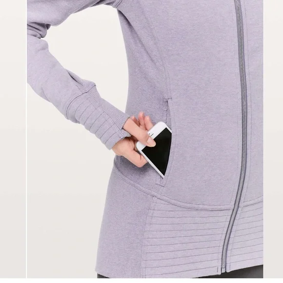 Lululemon Radiant Jacket II - Heathered Purple Quartz - Picture 5 of 13